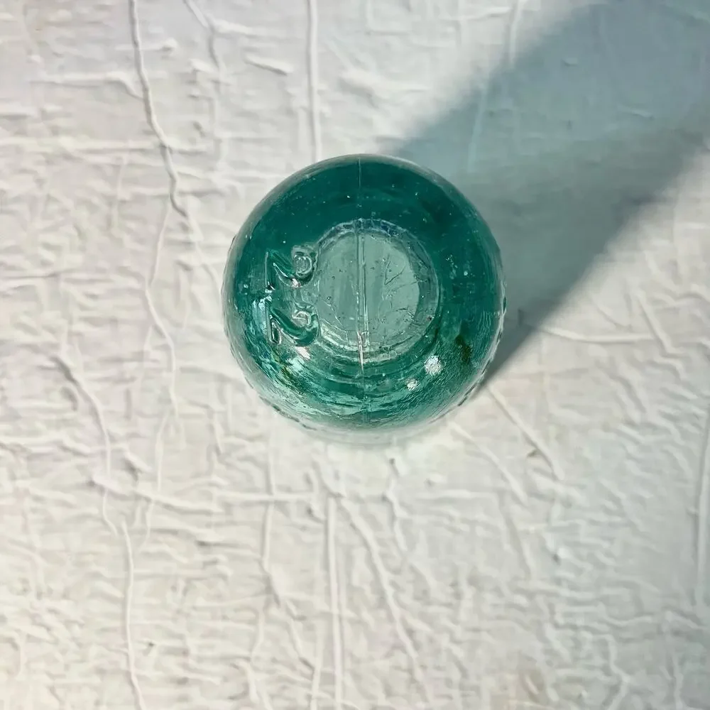 BROOKFIELD Beehive‎ Glass Insulator Aqua PAT'D NOV 13TH 1883 and FEB 12TH 1884